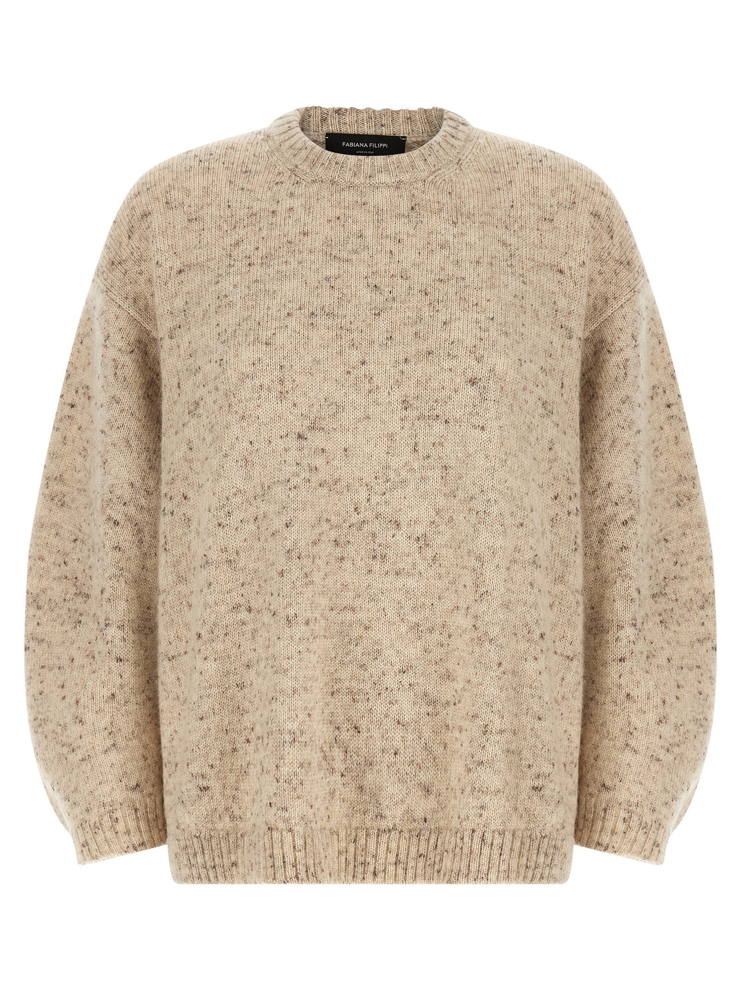 Fabiana Filippi Melange Wool Sweater Pink
