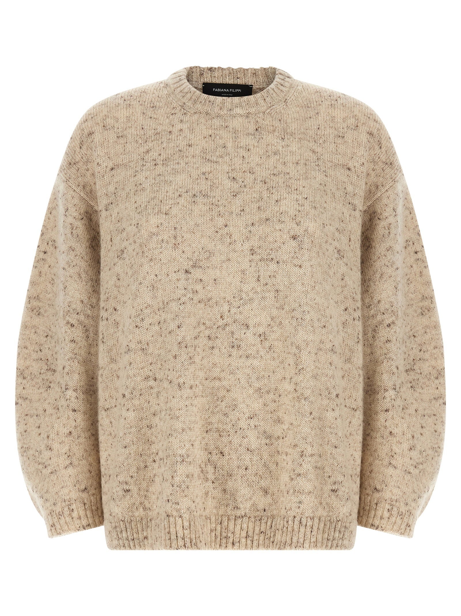 Fabiana Filippi Melange Wool Sweater Pink