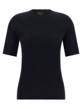 Fabiana Filippi Ribbed Knit T-shirt Blue