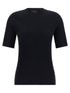 Fabiana Filippi Ribbed Knit T-shirt Blue