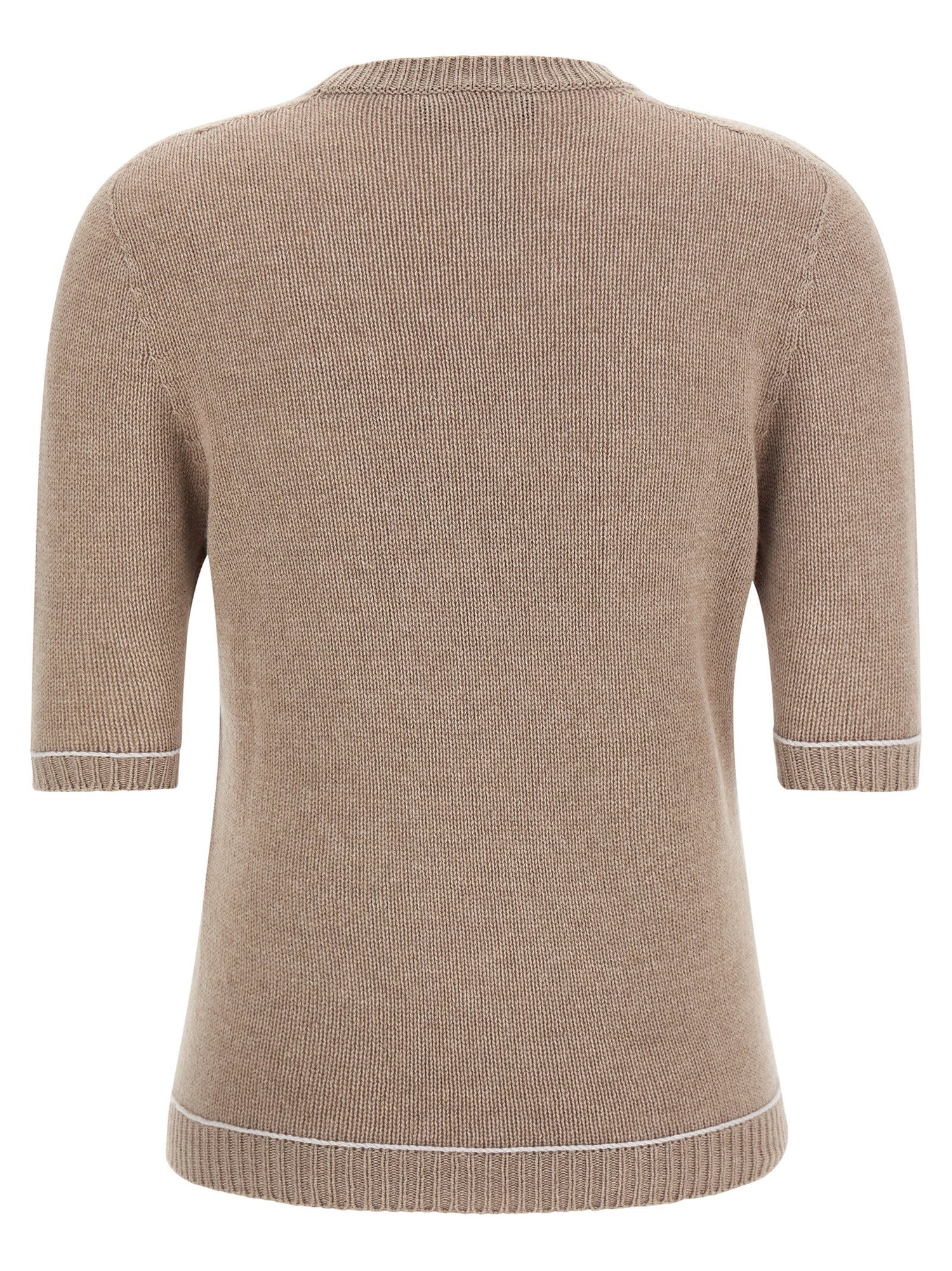 Fabiana Filippi Gauze Platinum Sweater Beige