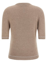 Fabiana Filippi Gauze Platinum Sweater Beige