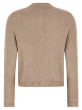 Fabiana Filippi Covered Buttons Cardigan Beige