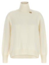 Fabiana Filippi Knot Pin Sweater White