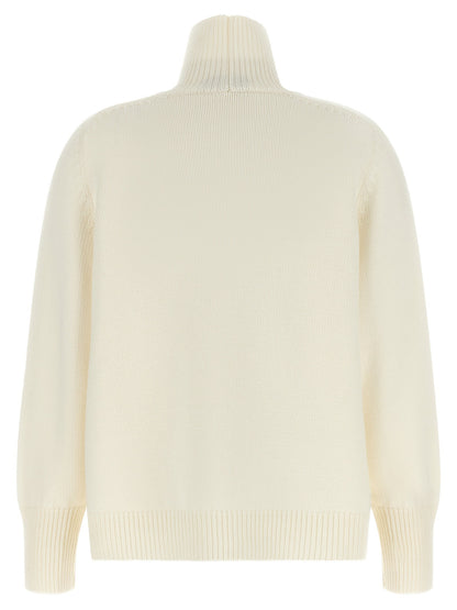 Fabiana Filippi Knot Pin Sweater White