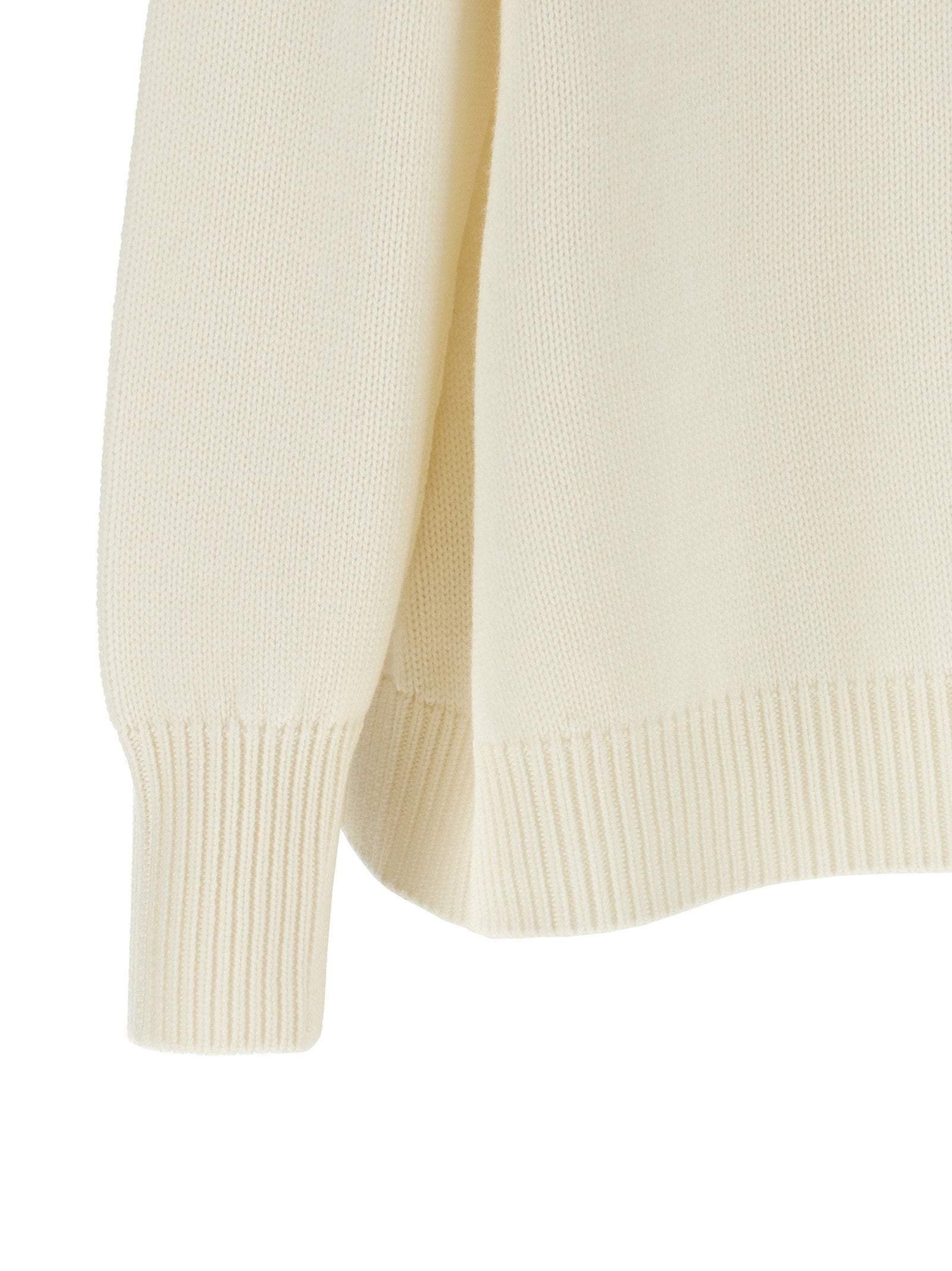 Fabiana Filippi Knot Pin Sweater White