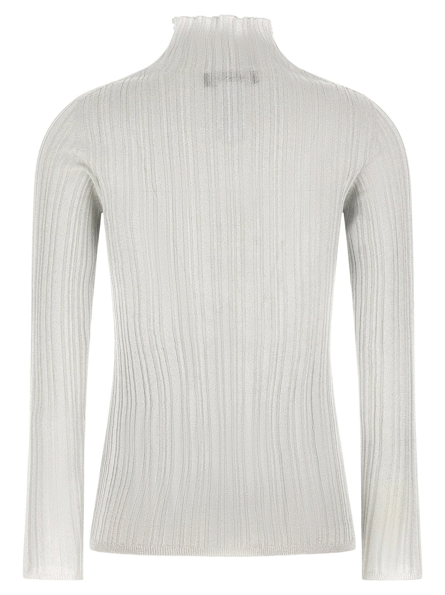 Fabiana Filippi Lamé Thread Sweater Gray