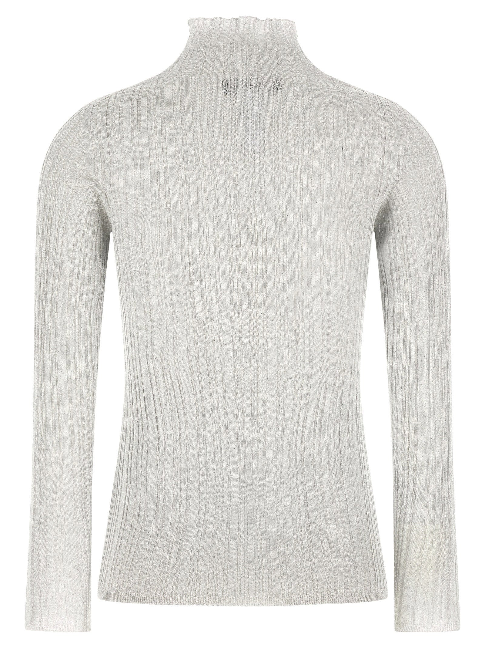 Fabiana Filippi Lamé Thread Sweater Gray