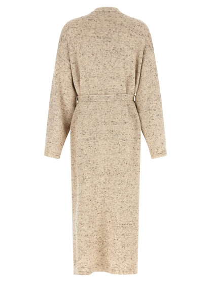 Fabiana Filippi Buttoned Yarn Cardigan Beige