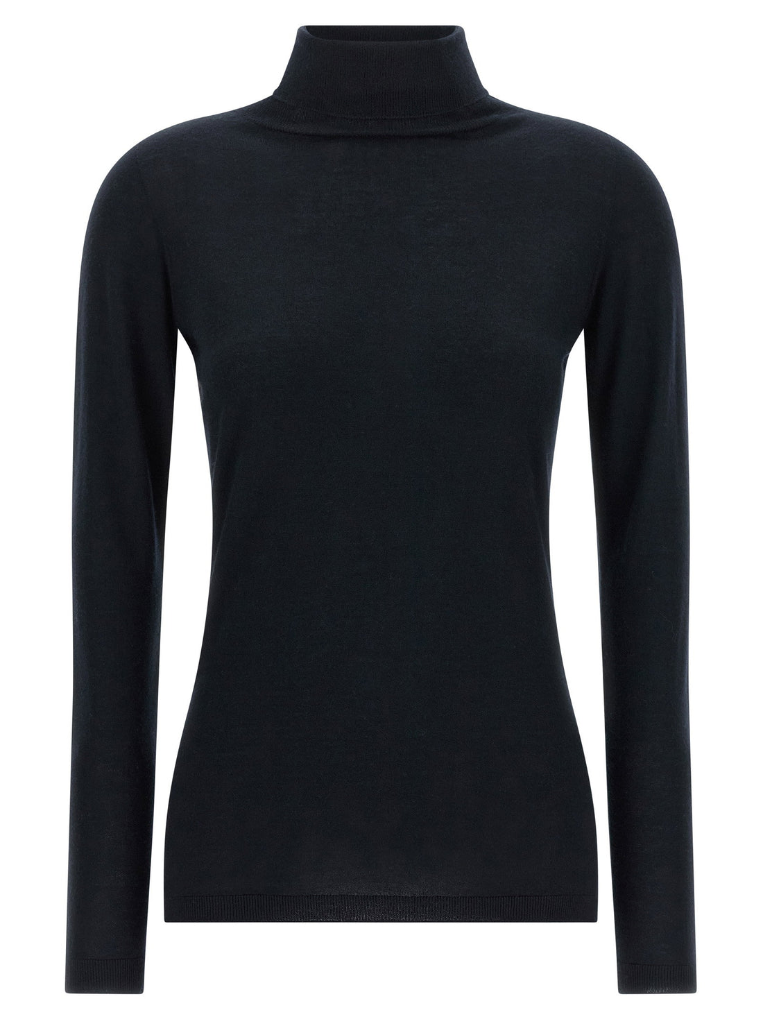 Fabiana Filippi Cashmere And Silk Turtleneck Sweater Blue