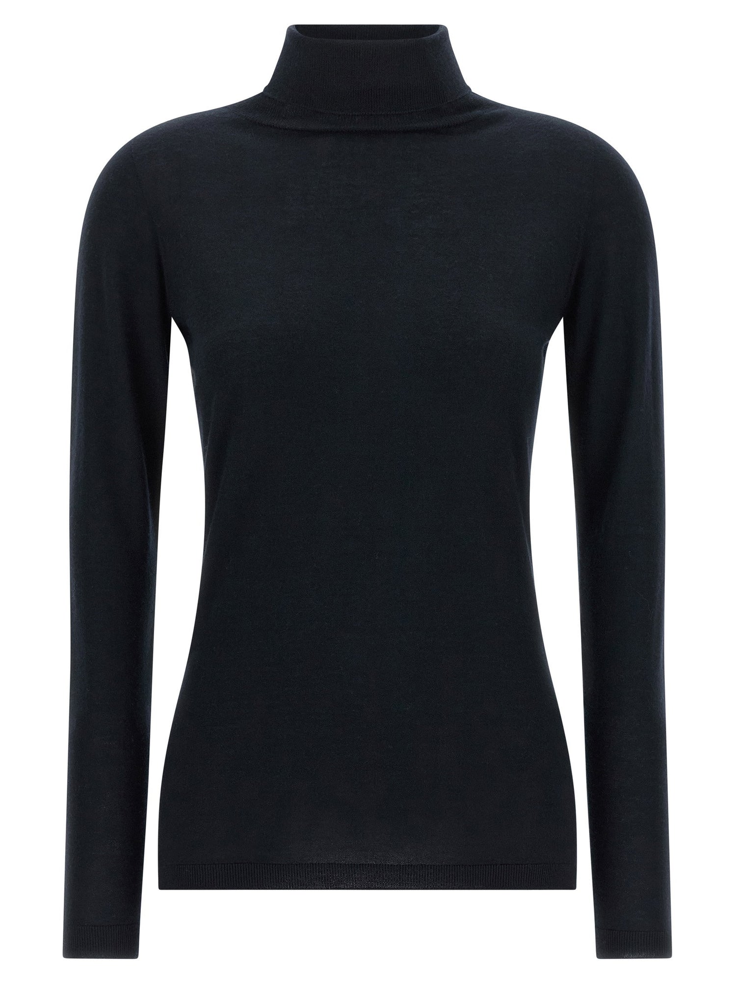 Fabiana Filippi Cashmere And Silk Turtleneck Sweater Blue