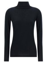 Fabiana Filippi Cashmere And Silk Turtleneck Sweater Blue