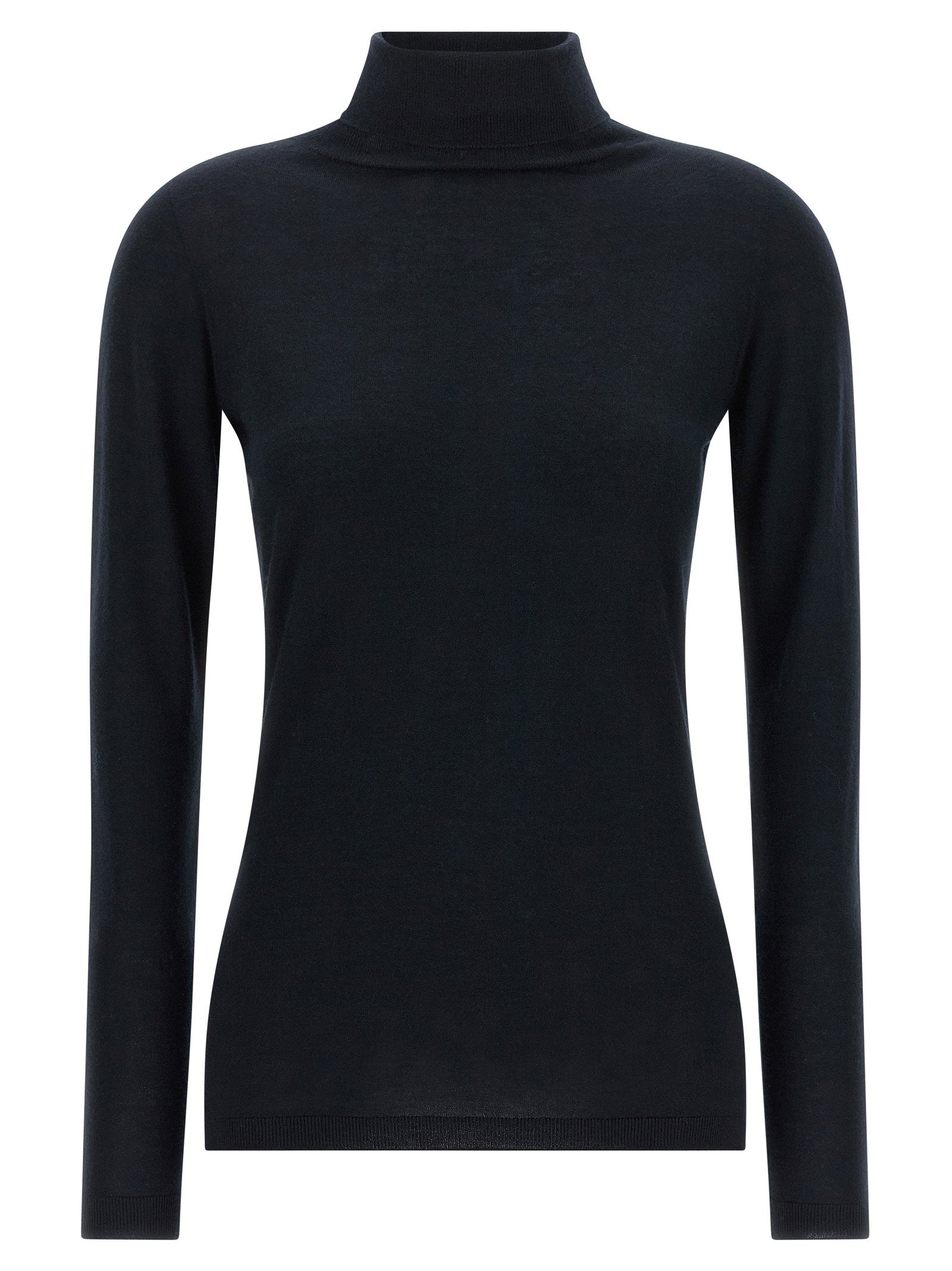 Fabiana Filippi Cashmere And Silk Turtleneck Sweater Blue