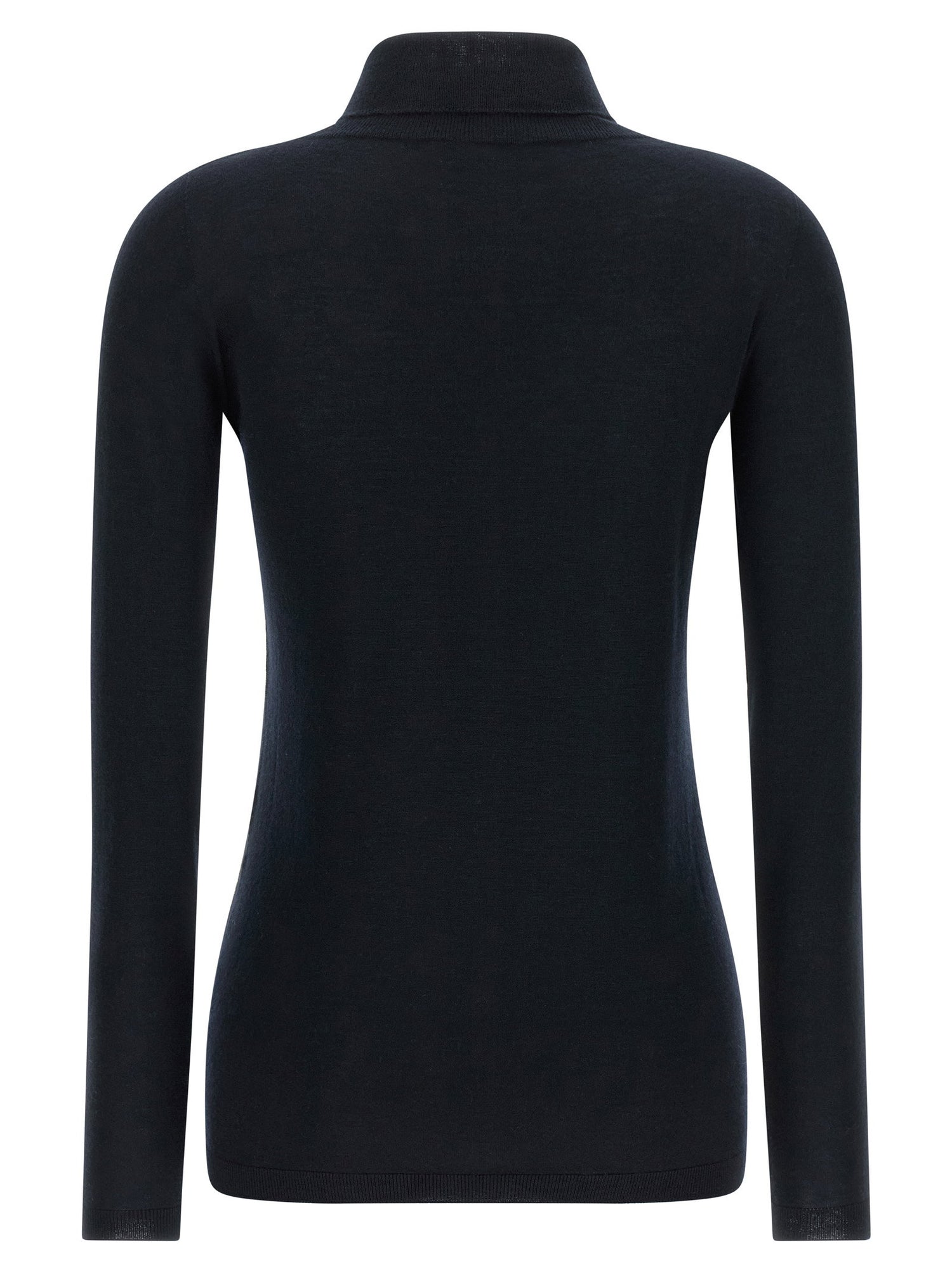 Fabiana Filippi Cashmere And Silk Turtleneck Sweater Blue