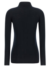 Fabiana Filippi Cashmere And Silk Turtleneck Sweater Blue