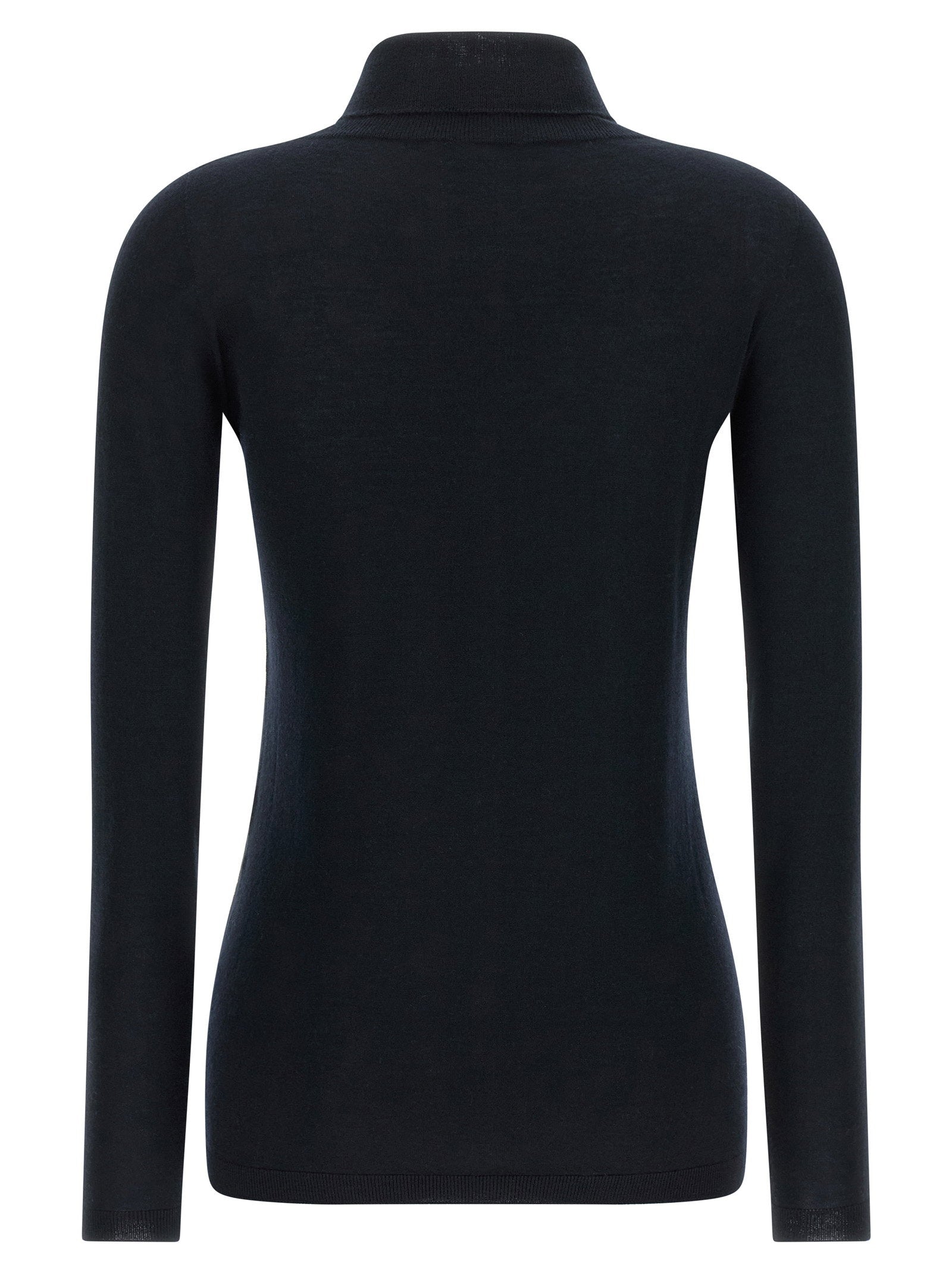 Fabiana Filippi Cashmere And Silk Turtleneck Sweater Blue