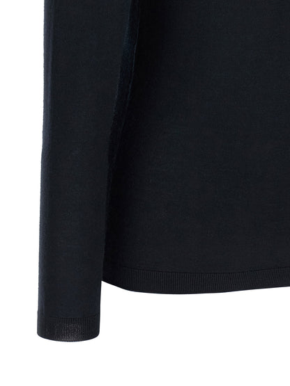 Fabiana Filippi Cashmere And Silk Turtleneck Sweater Blue