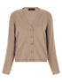 Fabiana Filippi Filo Diamante Cardigan Beige
