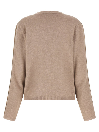 Fabiana Filippi Filo Diamante Cardigan Beige