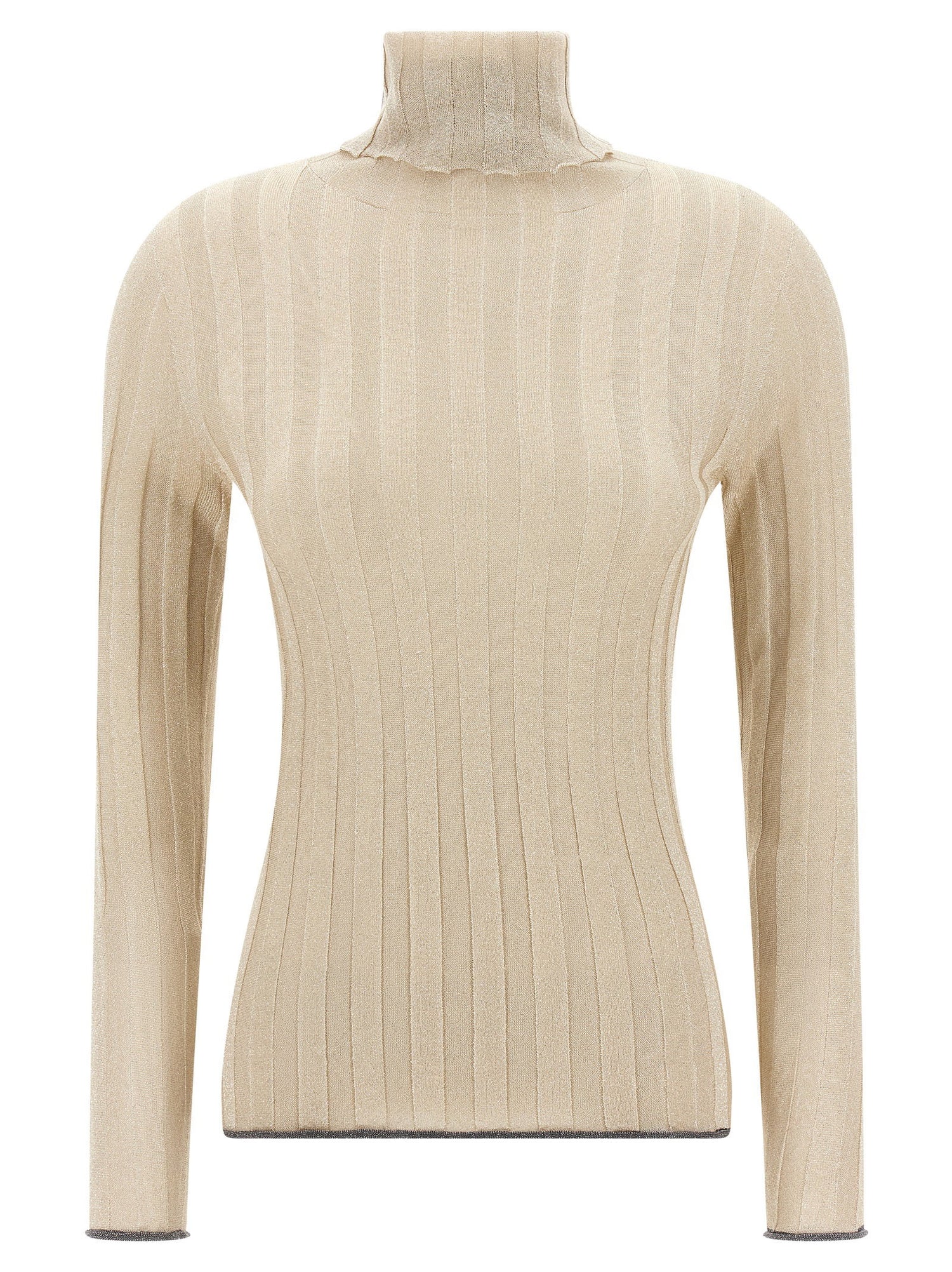 Fabiana Filippi Lurex Sweater Gold