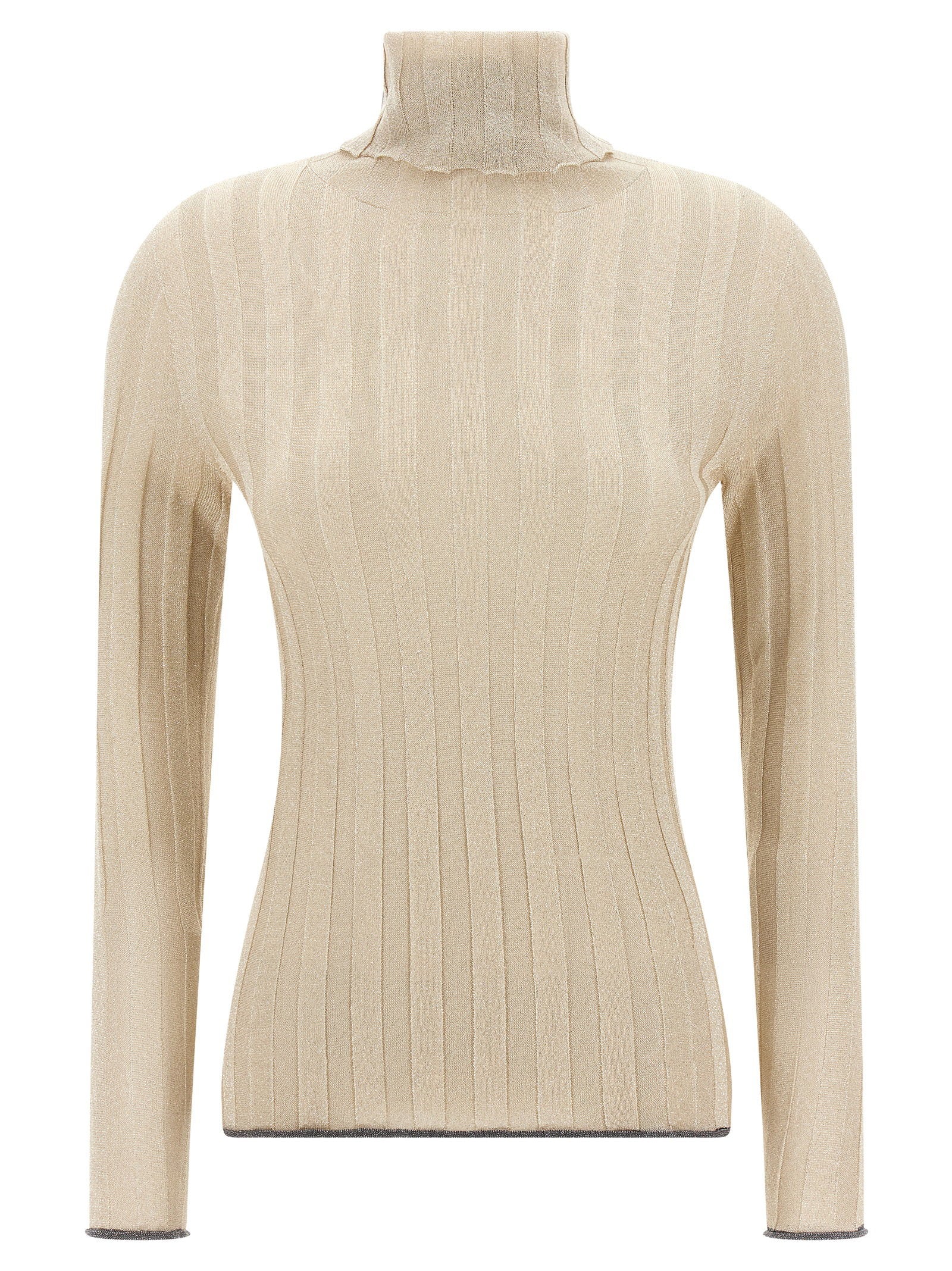 Fabiana Filippi Lurex Sweater Gold