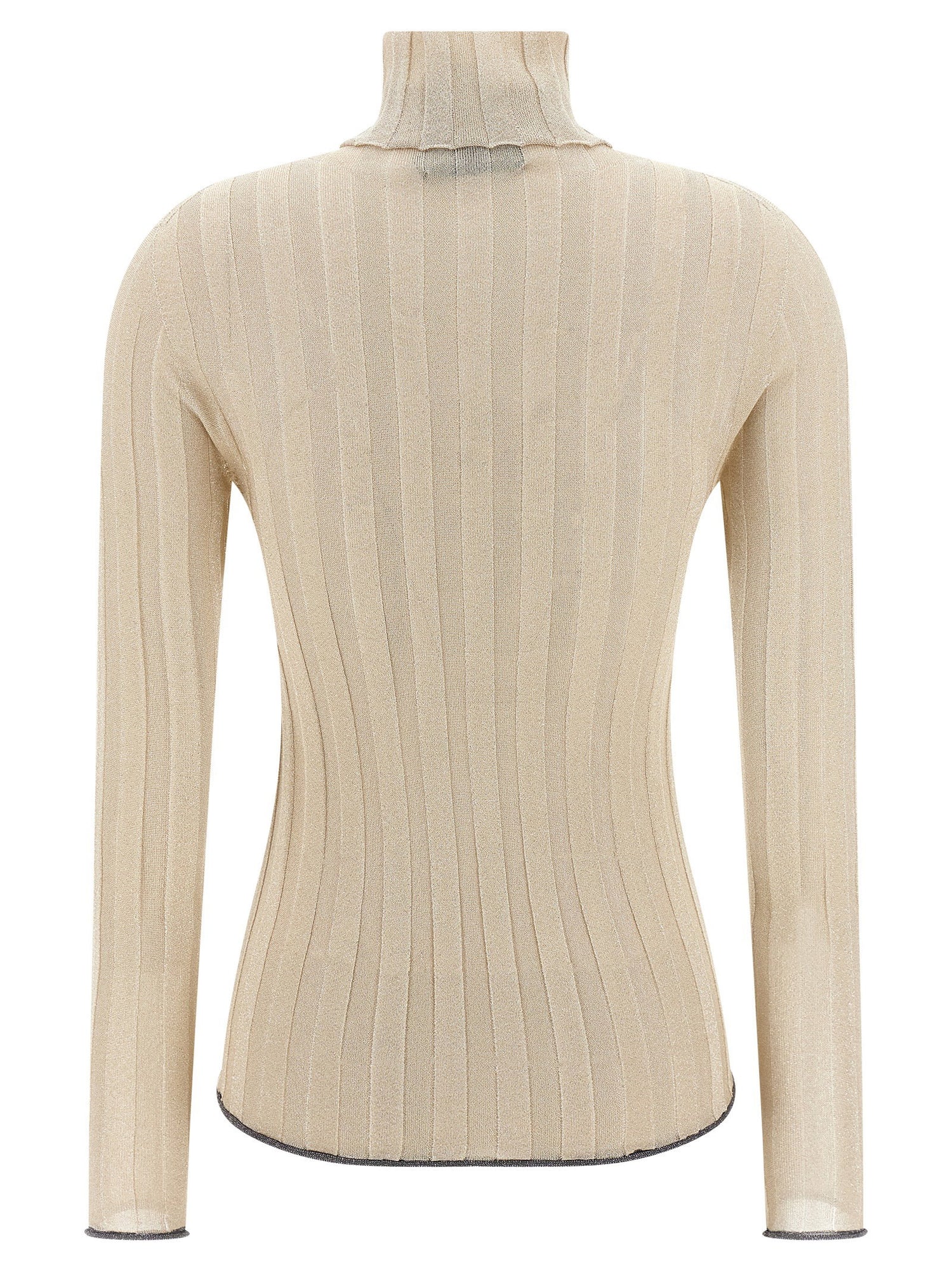 Fabiana Filippi Lurex Sweater Gold