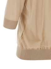 Fabiana Filippi Double Layer Sweater Beige
