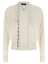 Fabiana Filippi Crystal Cardigan White
