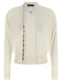 Fabiana Filippi Crystal Cardigan White