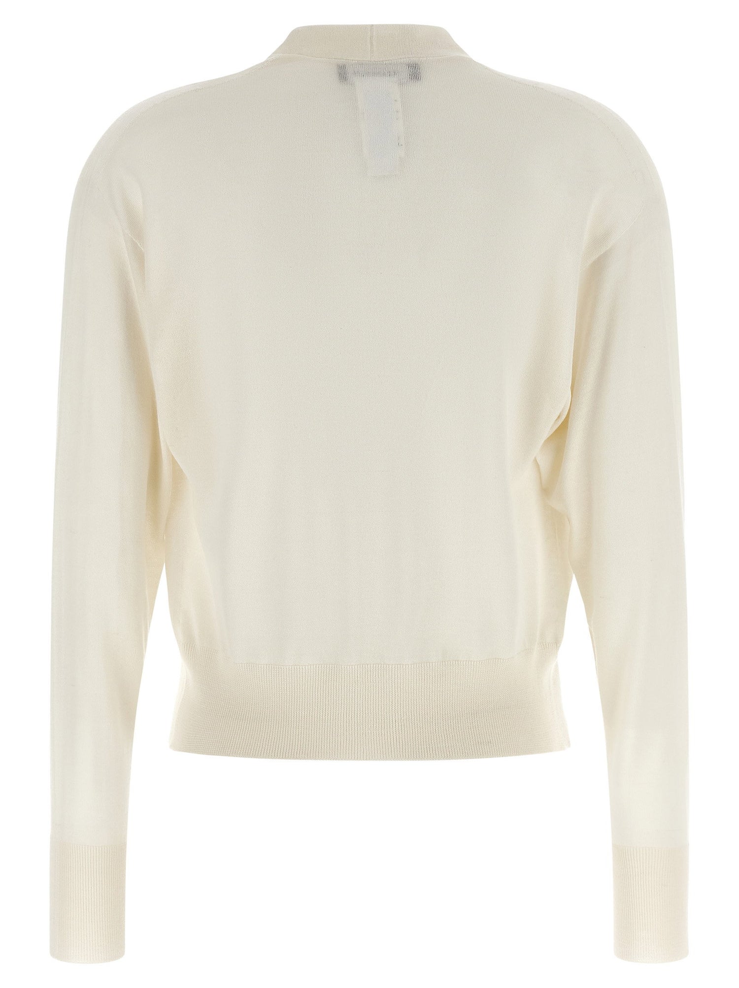 Fabiana Filippi Crystal Cardigan White