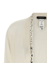 Fabiana Filippi Crystal Cardigan White