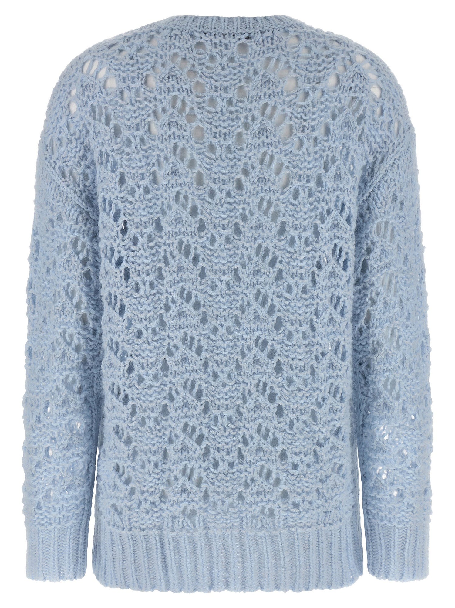 Fabiana Filippi Openwork Sweater Light blue