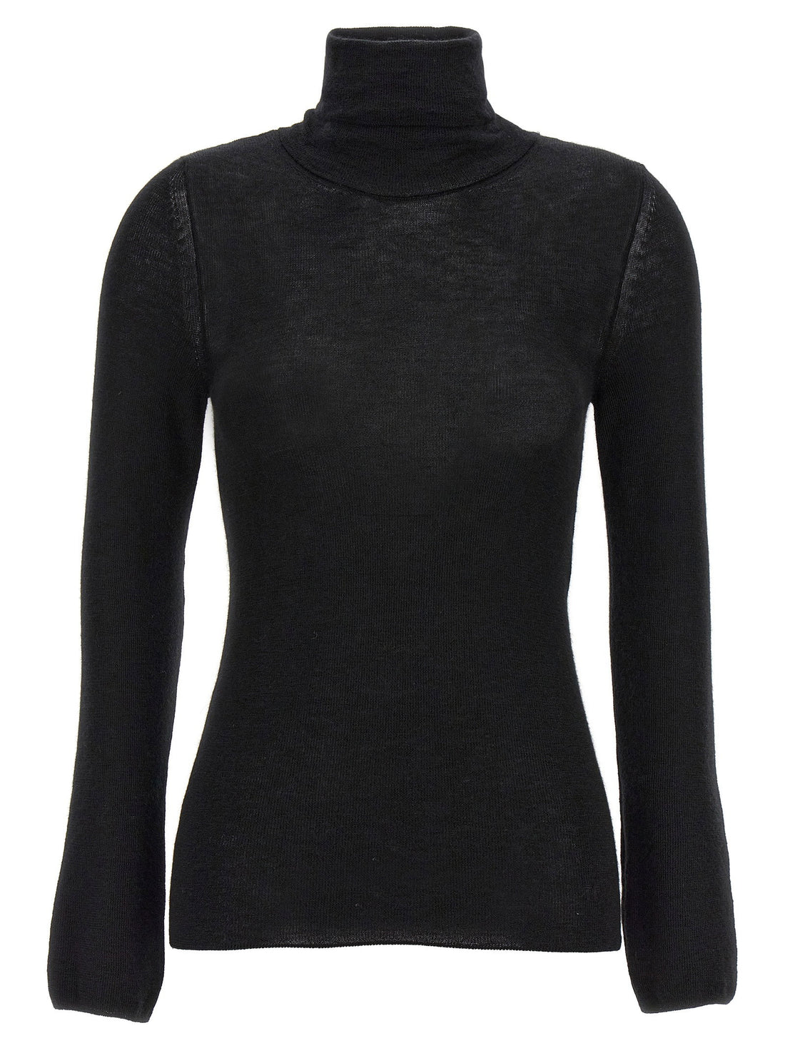 Tom Ford Silk Cashmere Turtleneck Sweater Black