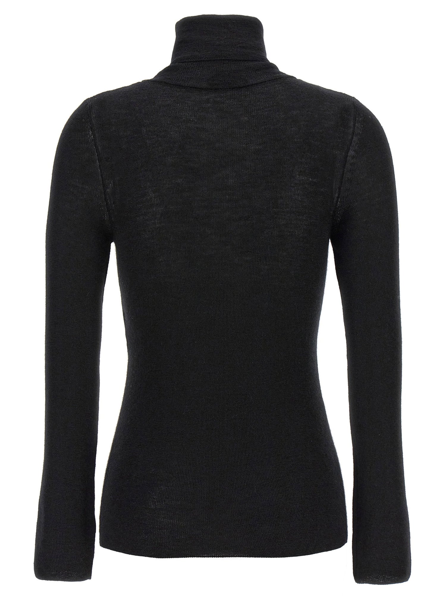 Tom Ford Silk Cashmere Turtleneck Sweater Black