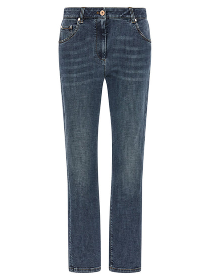 Brunello Cucinelli Monile Jeans Blue