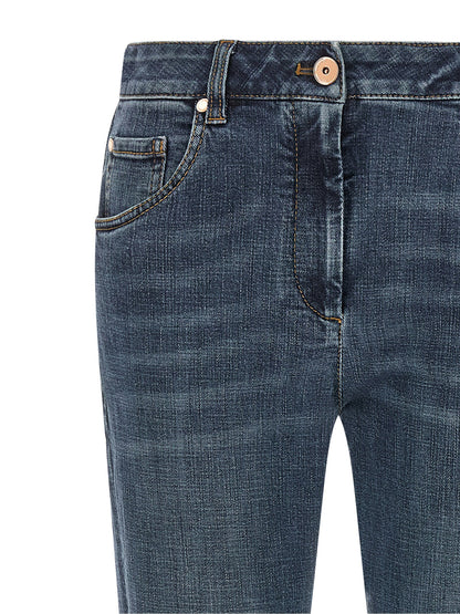 Brunello Cucinelli Monile Jeans Blue