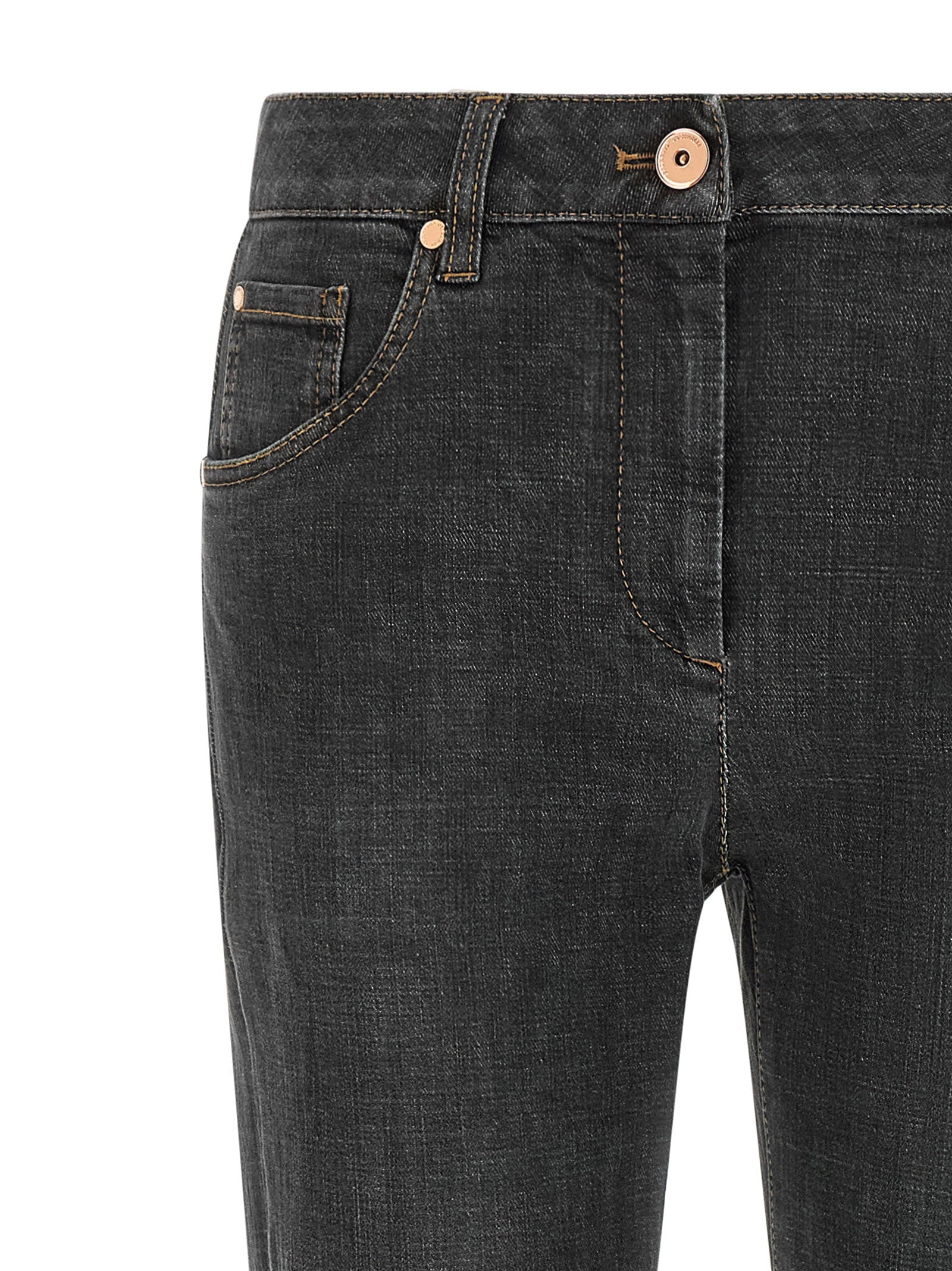 Brunello Cucinelli Slim Jeans Gray