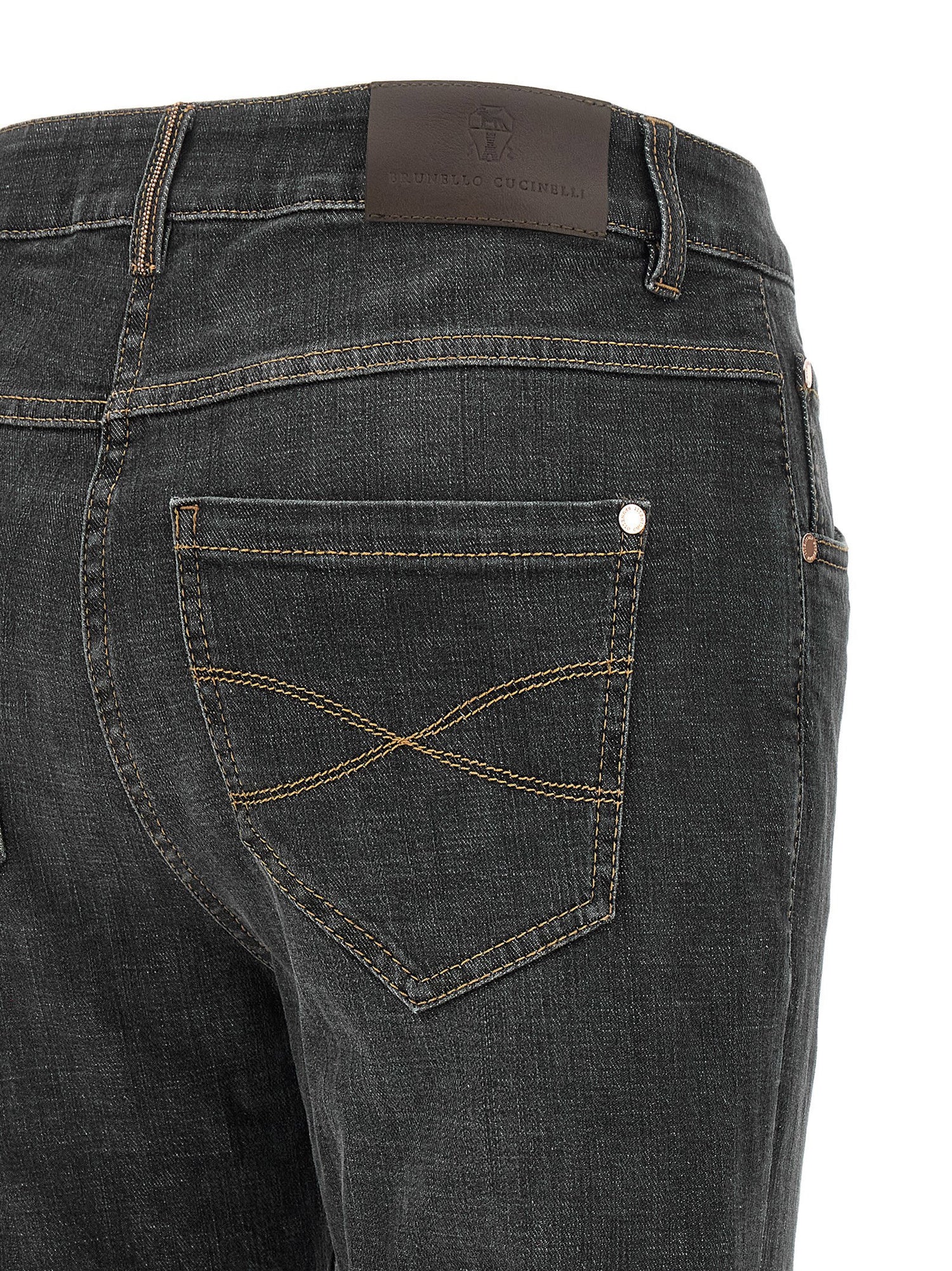 Brunello Cucinelli Slim Jeans Gray