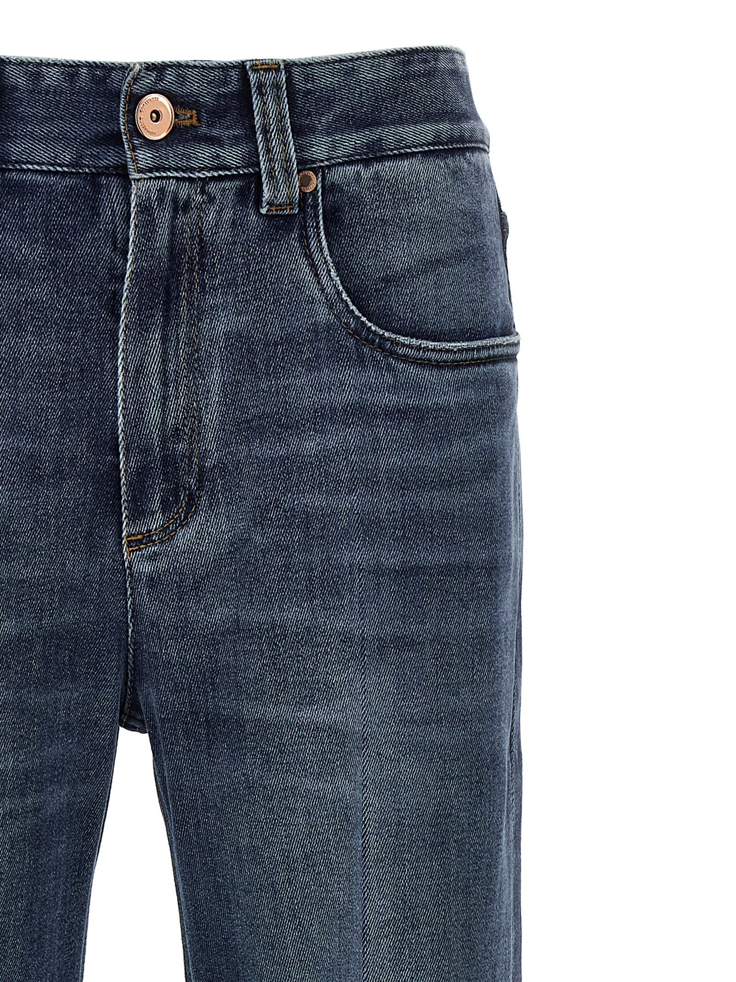 Brunello Cucinelli Contemporary Loose Jeans Blue