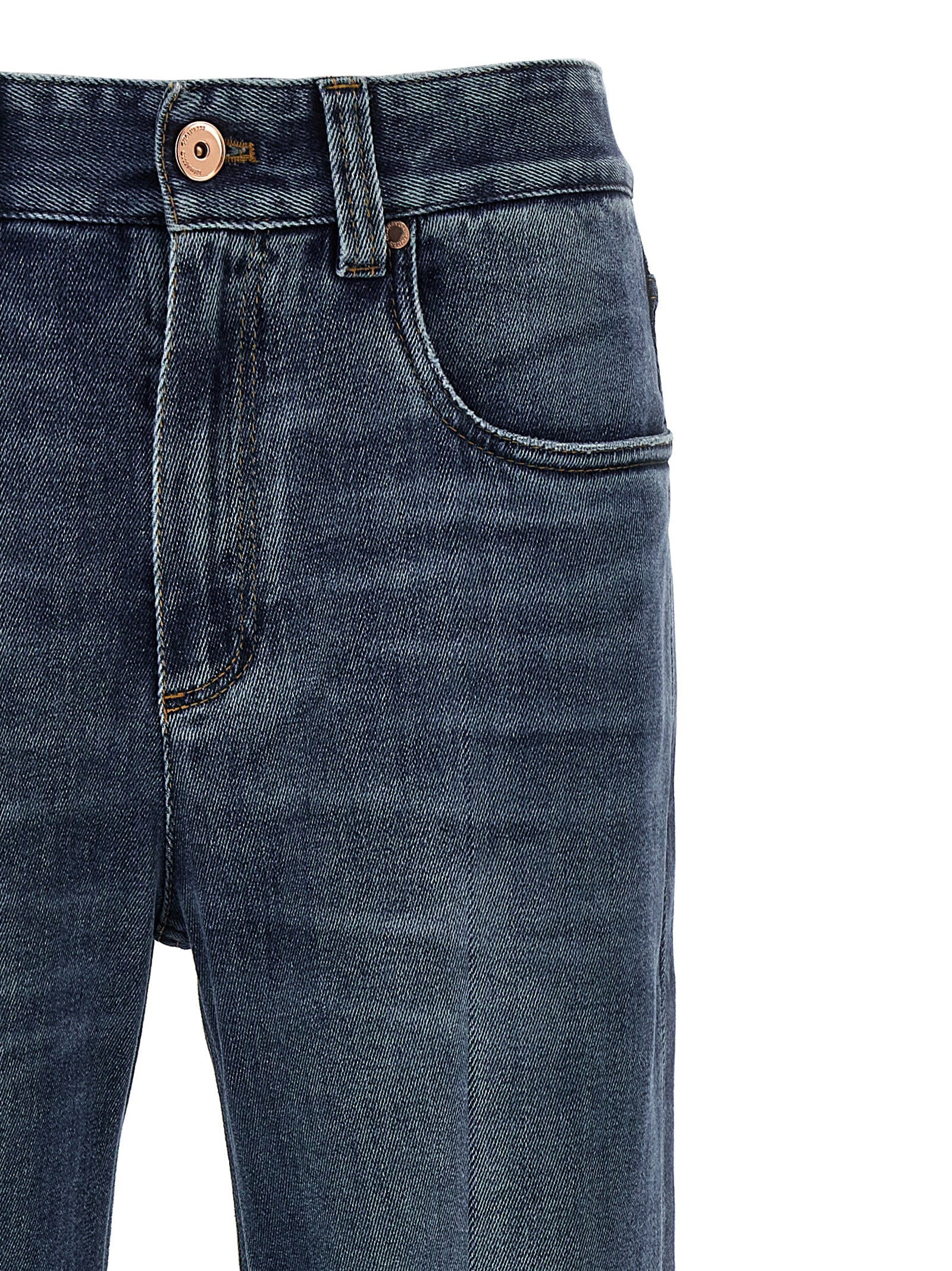 Brunello Cucinelli Contemporary Loose Jeans Blue