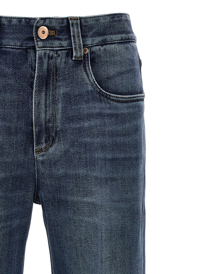 Brunello Cucinelli Contemporary Loose Jeans Blue