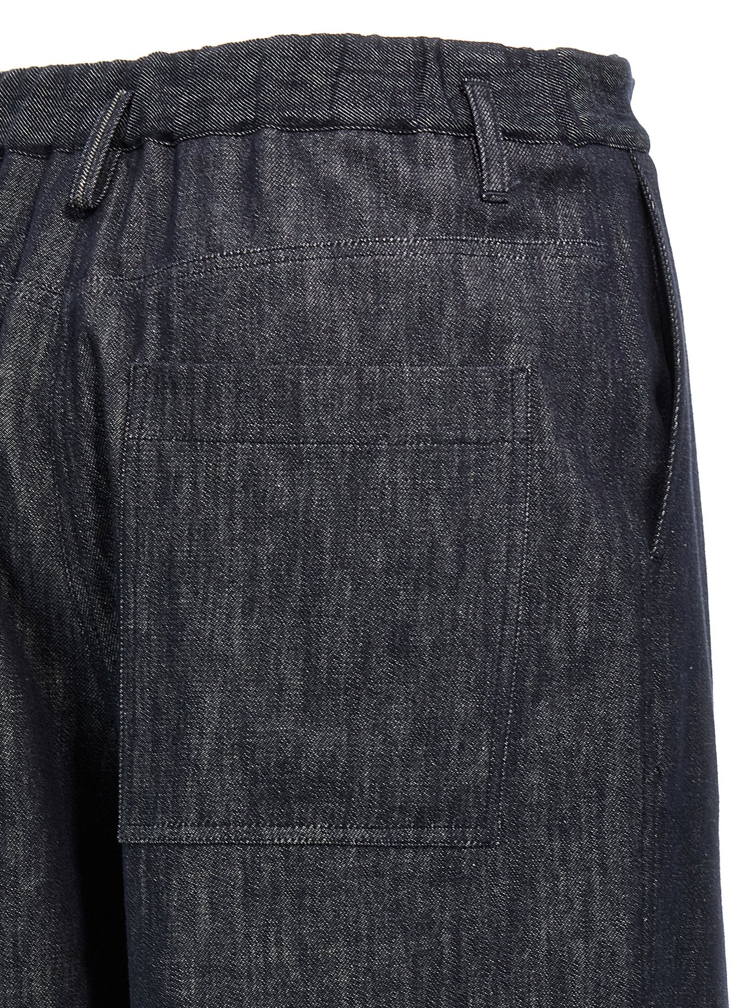 Brunello Cucinelli A-line Pleated Pants Blue