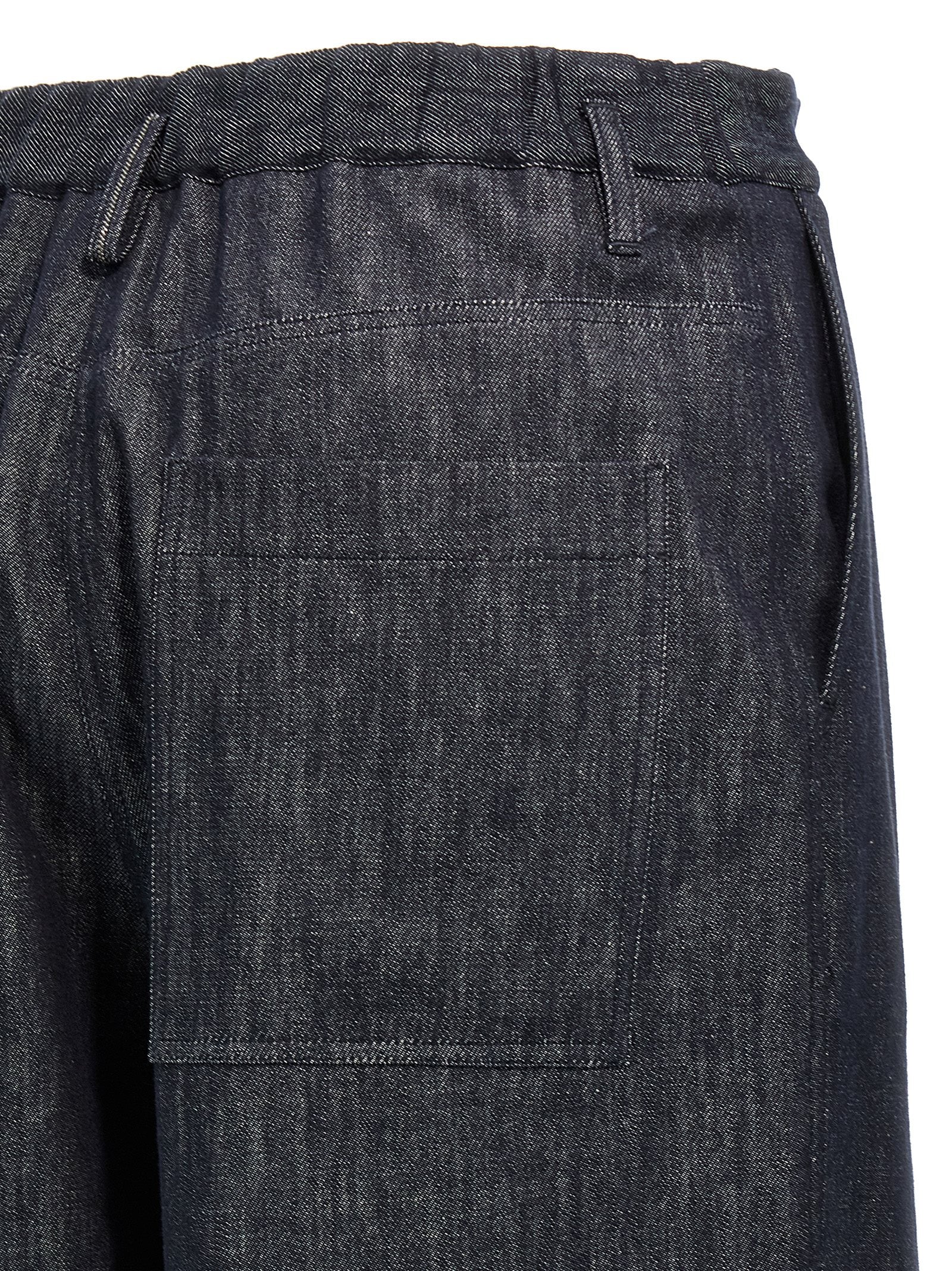 Brunello Cucinelli A-line Pleated Pants Blue