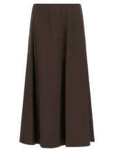 Brunello Cucinelli Flute Skirt Brown