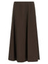 Brunello Cucinelli Flute Skirt Brown