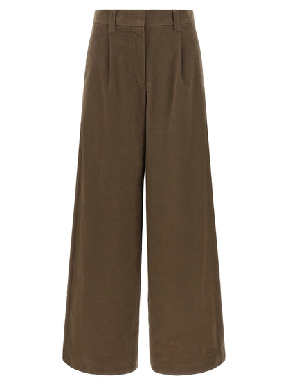 Brunello Cucinelli Fustagno Pants Brown