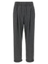 Brunello Cucinelli Wool And Cashmere Pants Gray