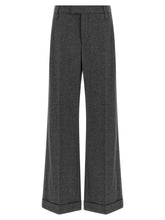 Brunello Cucinelli Wool And Cashmere Pants Gray