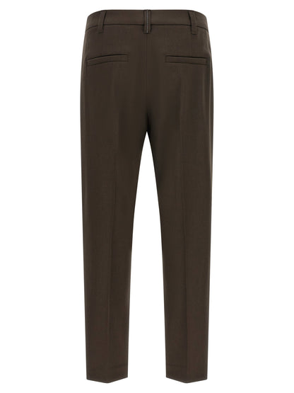 Brunello Cucinelli Monile Pants Brown