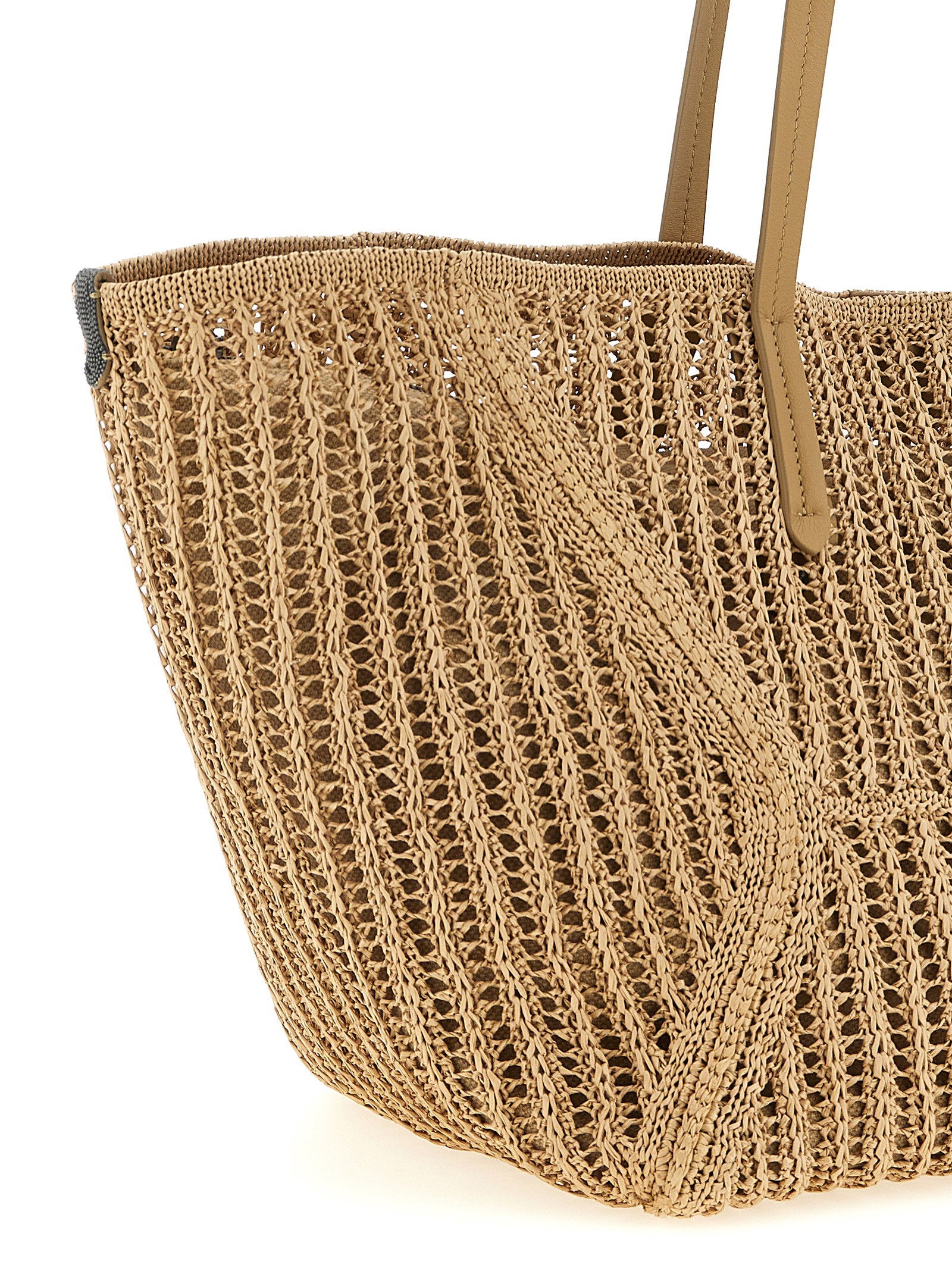 Brunello Cucinelli Bc Duo Large Shoulder Bag Beige